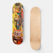 Abstract stedelijk persoonlijk skateboard (Voorkant)