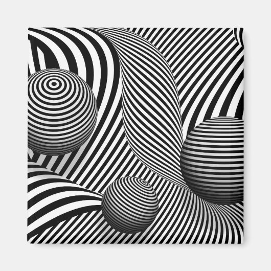 Abstract - Steek mijn ogen uit Magneet (Voorkant)