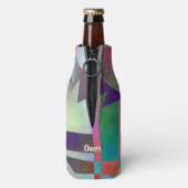 Abstract Stencil Art Adult Any Age Birthday Party Flesjeskoeler (Fles Achterkant)