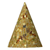 Abstract Stencil Art Sparkling Pattern Any Age Feesthoedjes (Achterkant)