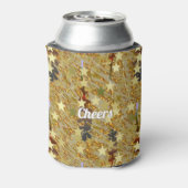 Abstract Stencil Pattern Glitz Any Age Birthday  Blikjeskoeler (Blikje Achterkant)