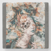 Abstract Stenen Onderzetter (Voorkant)