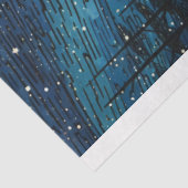 Abstract Sterrennacht Forest Decoupage Paper Tissuepapier (Detail)