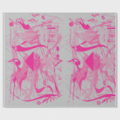 abstract sterrenstelsel cadeaupapier (Vlak)