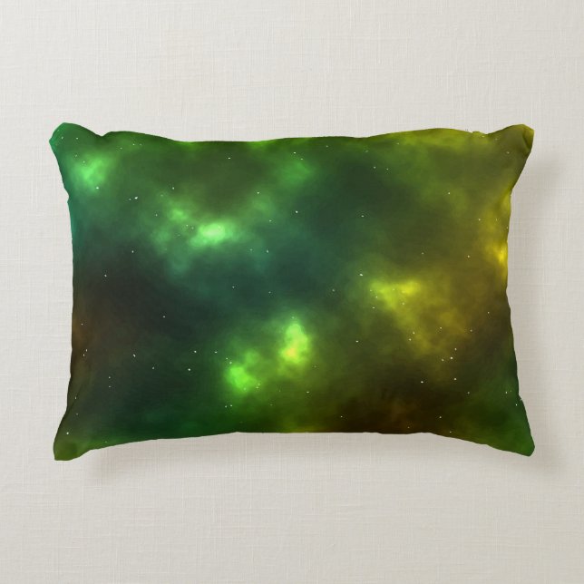 Abstract sterrenstelsel Constellaties Digitale kun Accent Kussen (Voorkant)