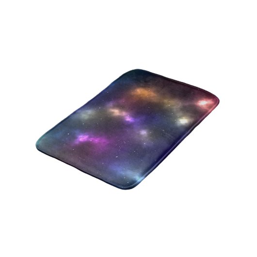 Abstract sterrenstelsel Constellaties Digitale kun Badmat (Gekanteld)