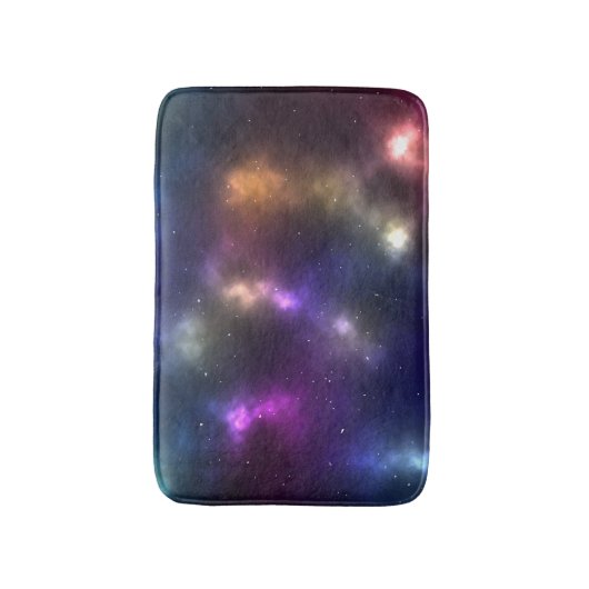 Abstract sterrenstelsel Constellaties Digitale kun Badmat (Voorkant Verticaal)