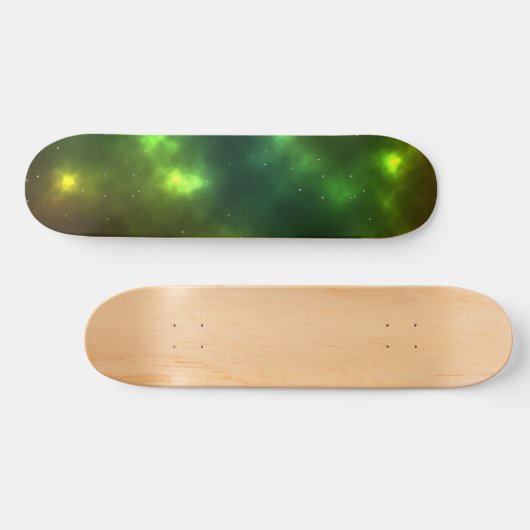 Abstract sterrenstelsel Constellaties Digitale kun Persoonlijk Skateboard (Horizontaal)
