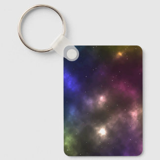 Abstract sterrenstelsel Constellaties Digitale kun Sleutelhanger