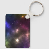Abstract sterrenstelsel Constellaties Digitale kun Sleutelhanger (Achterkant)
