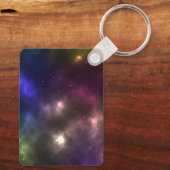 Abstract sterrenstelsel Constellaties Digitale kun Sleutelhanger (Achterkant)