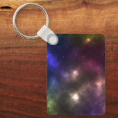 Abstract sterrenstelsel Constellaties Digitale kun Sleutelhanger (Voorkant)