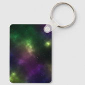 Abstract sterrenstelsel Constellaties Digitale kun Sleutelhanger (Achterkant)