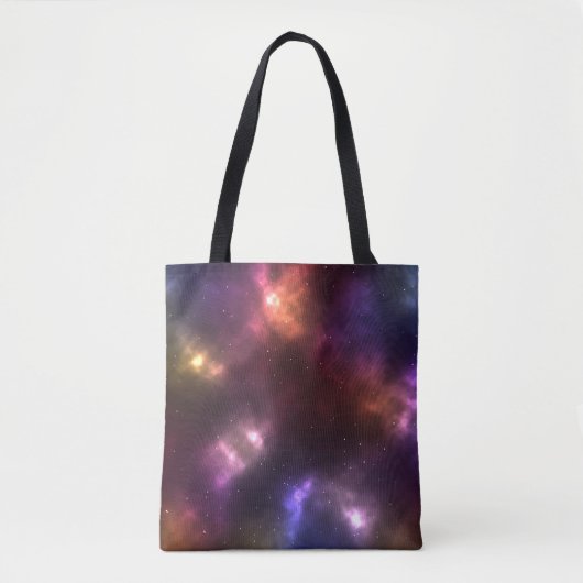 Abstract sterrenstelsel Constellaties Digitale kun Tote Bag (Voorkant)