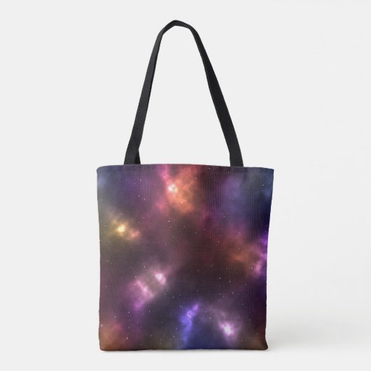 Abstract sterrenstelsel Constellaties Digitale kun Tote Bag (Achterkant)