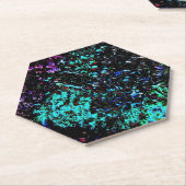 Abstract sterrenstelsel Papier coaster, donkere te Kartonnen Onderzetters (Schuin)