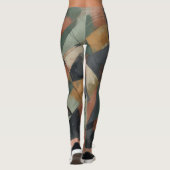 Abstract Stijl Leggings (Achterkant)