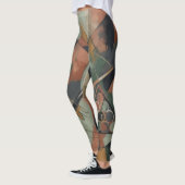 Abstract Stijl Leggings (Links)