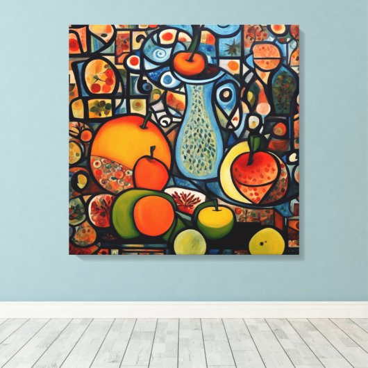 Abstract Stilleven Canvas Kunst (Insitu (Houten vloer))