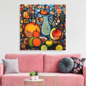 Abstract Stilleven Canvas Kunst (Insitu (Woonkamer))