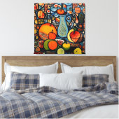 Abstract Stilleven Canvas Kunst (Insitu (Slaapkamer))