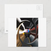 Abstract Stilleven Thee Mok Kantoor Briefpapier Ku Briefkaart (Voorkant / Achterkant)