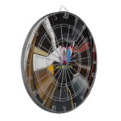 Abstract Stilleven Thee Mok Kantoor Briefpapier Ku Dartbord (Voorkant Links)