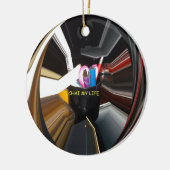 Abstract Stilleven Thee Mok Kantoor Briefpapier Ku Keramisch Ornament (Links)