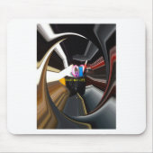 Abstract Stilleven Thee Mok Kantoor Briefpapier Ku Muismat (Voorkant)