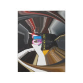 Abstract Stilleven Thee Mok Kantoor Briefpapier Ku Notitieblok (Linkerzijde)