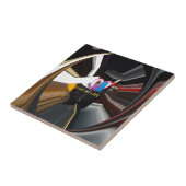 Abstract Stilleven Thee Mok Kantoor Briefpapier Ku Tegeltje (Zijkant)