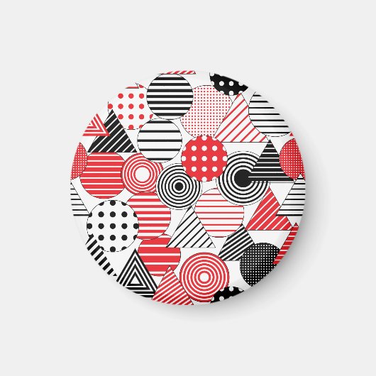 Abstract: Stippen & Strepen Magneet (Voorkant)