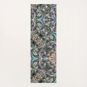 Abstract Stoffig Succulent Garden Rosette Pattern Yogamat (Achterkant)