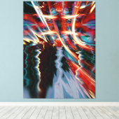 Abstract Storm Art Wrapped Canvas Afdruk (Insitu (Houten vloer))