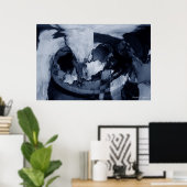 Abstract Storm Poster (Thuiskantoor)