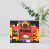 Abstract straatstation Flinders Briefkaart (Staand voorkant)