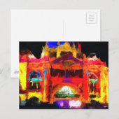 Abstract straatstation Flinders Briefkaart (Voorkant / Achterkant)