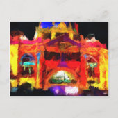 Abstract straatstation Flinders Briefkaart (Voorkant)