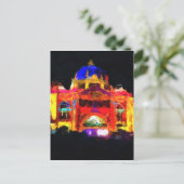 Abstract straatstation Flinders Briefkaart (Staand voorkant)