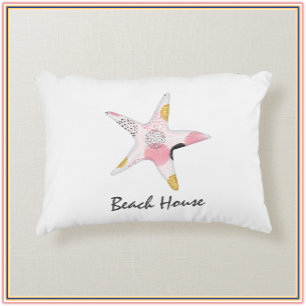 Abstract strand Accent Kussen