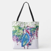 Abstract Strand Kunst Winkel Winkelen Tote Bag (Achterkant)