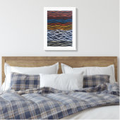 Abstract Strand Schilderij van Alfred Fox Canvas Afdruk (Insitu (Slaapkamer))