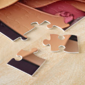 Abstract strand stad achtergrond legpuzzel (Zijkant)