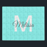 abstract strand turquoise aqua blauw puzzel<br><div class="desc">girly chic strand abstracte turquoise aqua blue mode accessoires . blauwgroen turkooise mode giften .</div>