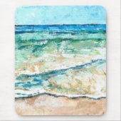 Abstract strandkunst muismat (Voorkant)