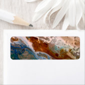 Abstract strandpatroon, waterpatroon, zomerplezier etiket (Insitu)