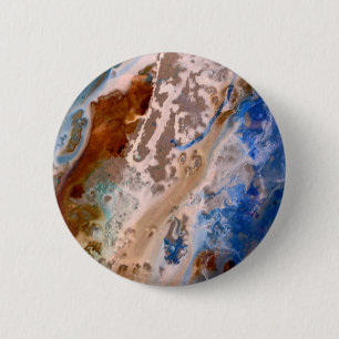 Abstract strandpatroon, waterpatroon, zomerplezier ronde button 5,7 cm