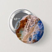 Abstract strandpatroon, waterpatroon, zomerplezier ronde button 5,7 cm (Voorkant /achterkant)