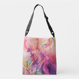 Abstract Strelitzia - Paradijsvogel Crossbody Tas