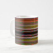 Abstract strempatroon koffiemok (Voorkant links)